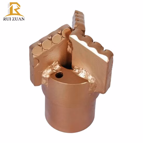 PDC Rock Bits 3 Wings Step Drag Bit Drag Drill Bits Diamond Bit for Rock Drilling Coal Mining