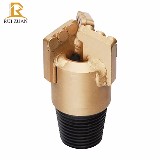 PDC Rock Bits 3 Wings Step Drag Bit Drag Drill Bits Diamond Bit for Rock Drilling Coal Mining
