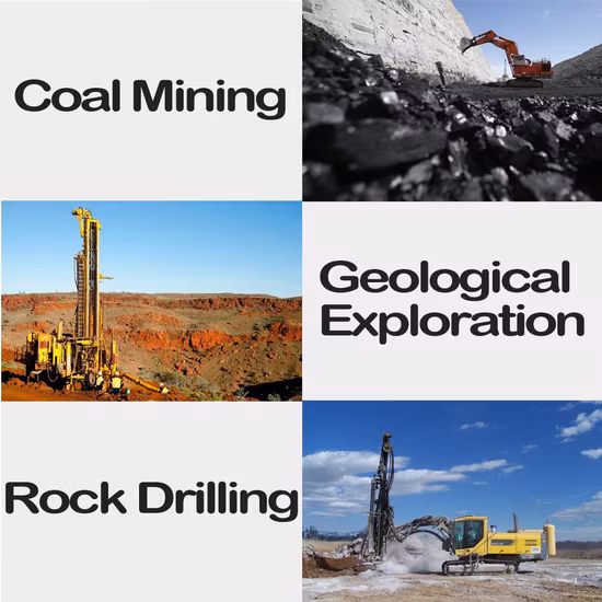 Peu de roche de PDC 3 ailes peu de traînée d'étape peu de foret de traînée peu de diamant pour l'extraction de charbon de forage de roche