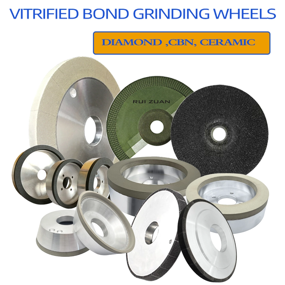 6A2 Ceramic Bond Diamond Grinding Wheel Vitrified CBN Cup Grinding Wheel for PCD PCBN Tools